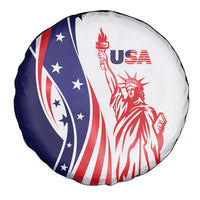 Fourth Of July USA Spare Tire Cover American Dream - Statue Of Liberty