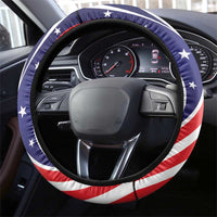 Fourth Of July USA Steering Wheel Cover American Dream - Statue Of Liberty