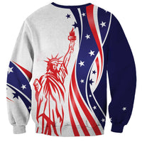 Fourth Of July USA Sweatshirt American Dream - Statue Of Liberty