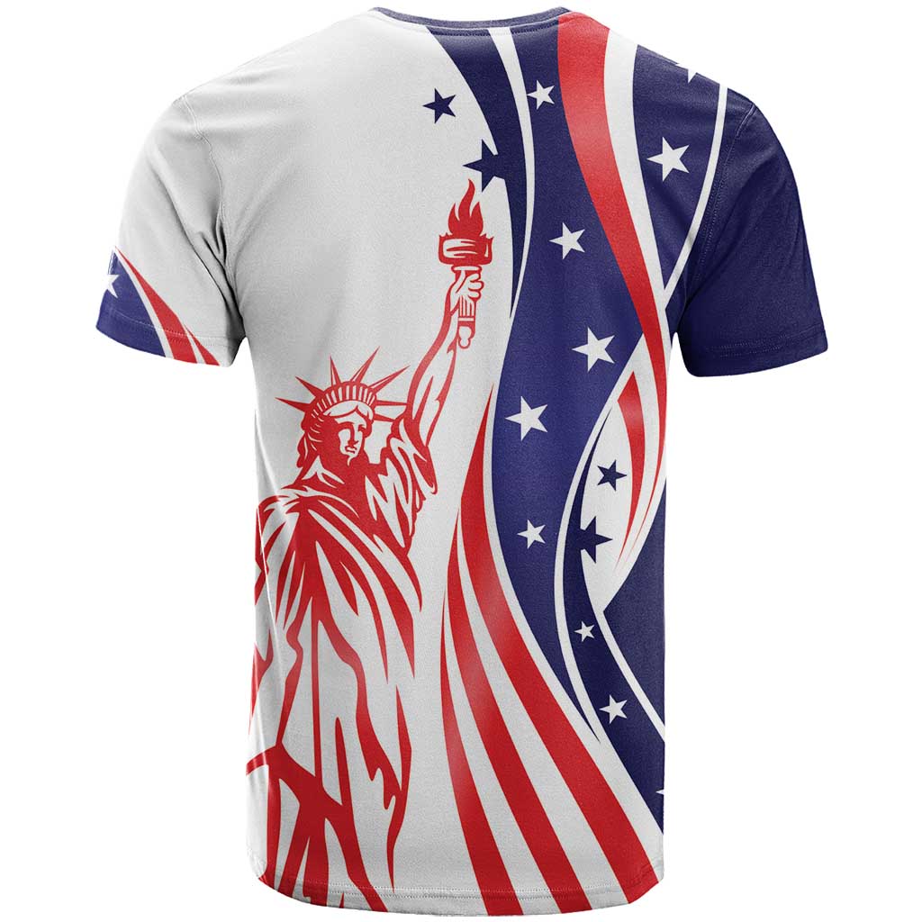 Fourth Of July USA T Shirt American Dream - Statue Of Liberty