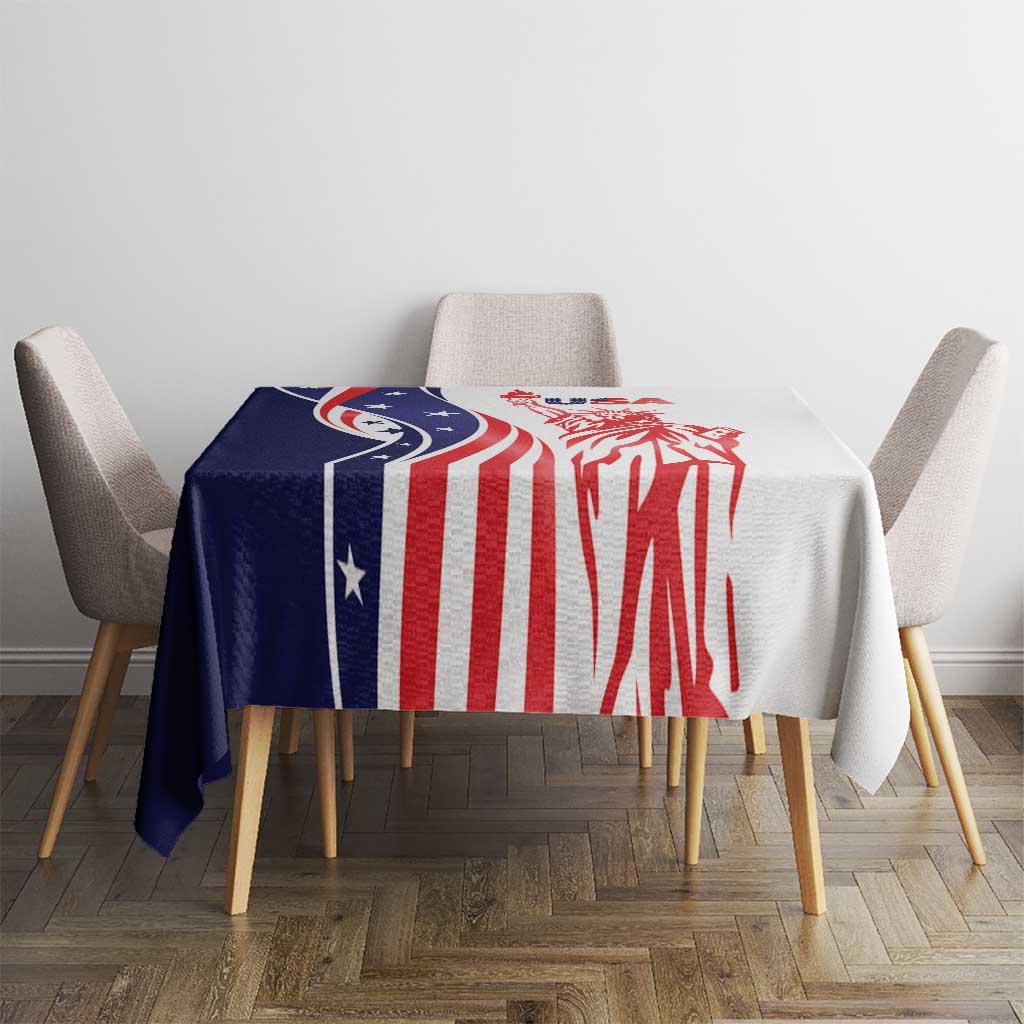 Fourth Of July USA Tablecloth American Dream - Statue Of Liberty