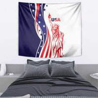 Fourth Of July USA Tapestry American Dream - Statue Of Liberty