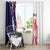 Fourth Of July USA Window Curtain American Dream - Statue Of Liberty
