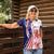Fourth Of July USA Women Polo Shirt American Dream - Statue Of Liberty