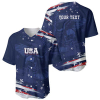 Personalized Fourth Of July USA Baseball Jersey The Stars and Eagle
