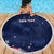 Personalized Fourth Of July USA Beach Blanket The Stars and Eagle