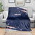 Personalized Fourth Of July USA Blanket The Stars and Eagle