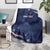 Personalized Fourth Of July USA Blanket The Stars and Eagle