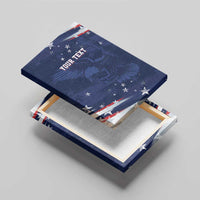 Personalized Fourth Of July USA Canvas Wall Art The Stars and Eagle