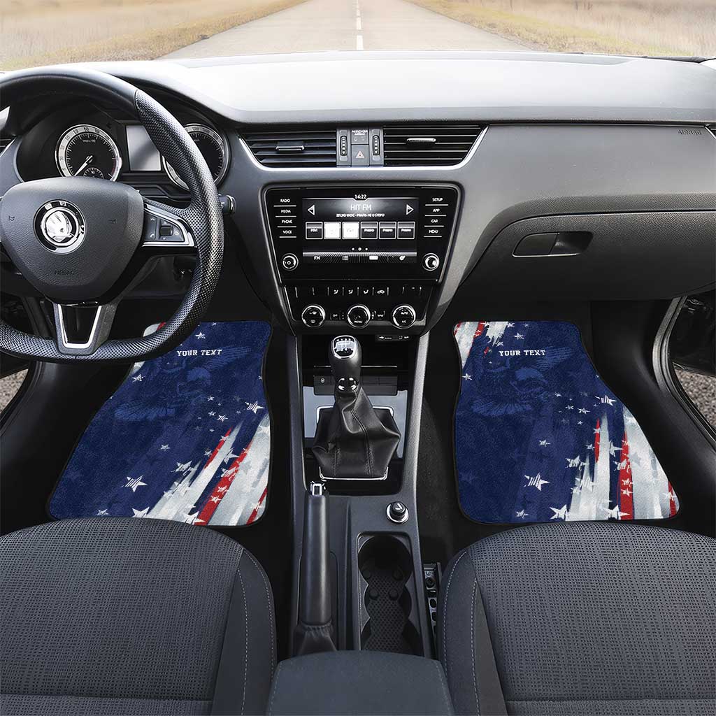 Personalized Fourth Of July USA Car Mats The Stars and Eagle