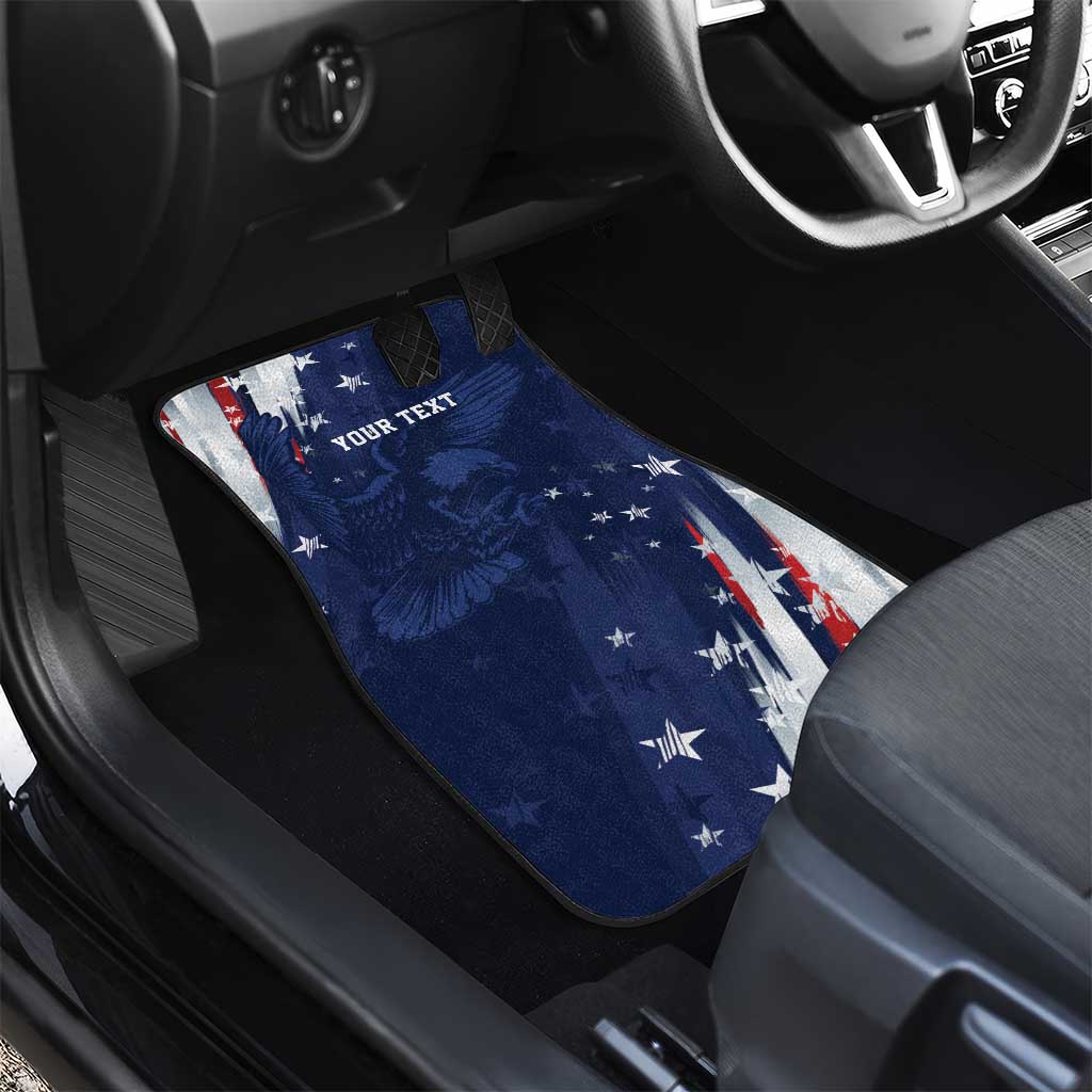 Personalized Fourth Of July USA Car Mats The Stars and Eagle