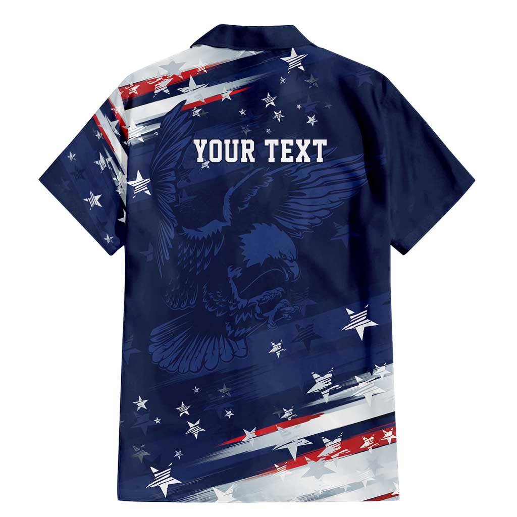Personalized Fourth Of July USA Family Matching Mermaid Dress and Hawaiian Shirt The Stars and Eagle