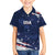 Personalized Fourth Of July USA Family Matching Off Shoulder Maxi Dress and Hawaiian Shirt The Stars and Eagle