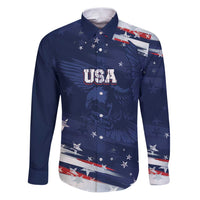Personalized Fourth Of July USA Family Matching Puletasi and Hawaiian Shirt The Stars and Eagle
