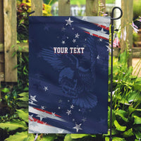 Personalized Fourth Of July USA Garden Flag The Stars and Eagle