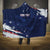 Personalized Fourth Of July USA Hooded Blanket The Stars and Eagle