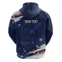 Personalized Fourth Of July USA Hoodie The Stars and Eagle