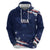Personalized Fourth Of July USA Hoodie The Stars and Eagle