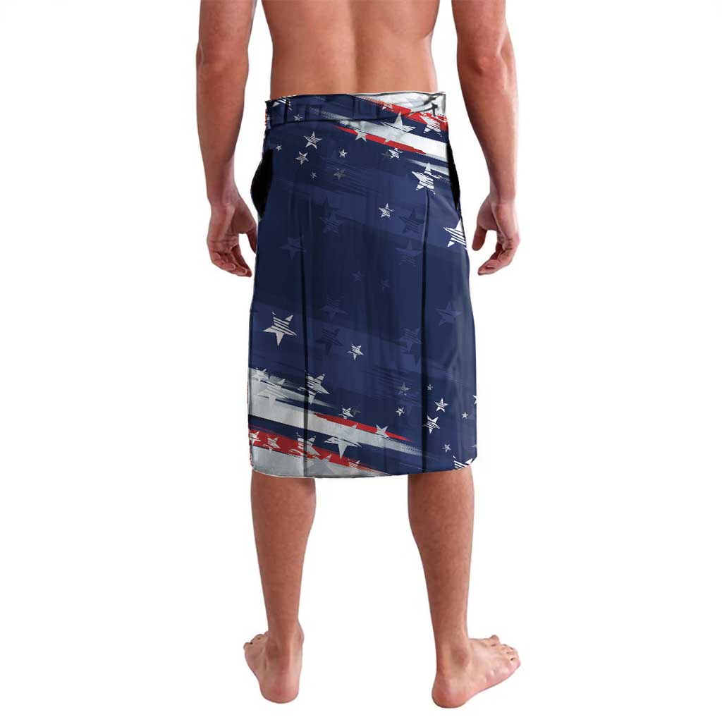 Personalized Fourth Of July USA Lavalava The Stars and Eagle