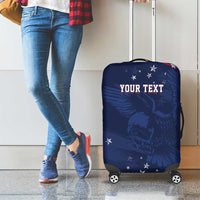 Personalized Fourth Of July USA Luggage Cover The Stars and Eagle