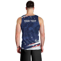Personalized Fourth Of July USA Men Tank Top The Stars and Eagle