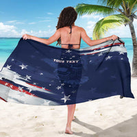 Personalized Fourth Of July USA Sarong The Stars and Eagle