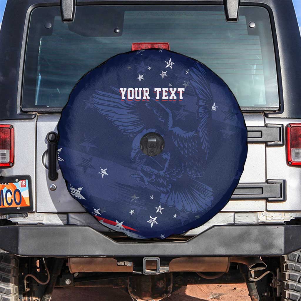 Personalized Fourth Of July USA Spare Tire Cover The Stars and Eagle