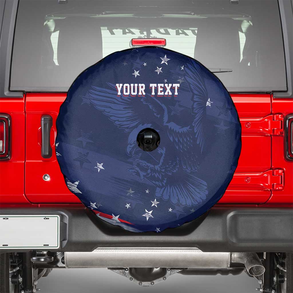 Personalized Fourth Of July USA Spare Tire Cover The Stars and Eagle