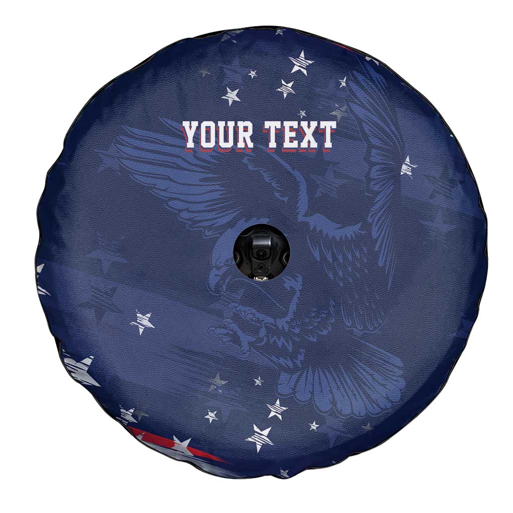 Personalized Fourth Of July USA Spare Tire Cover The Stars and Eagle