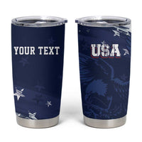 Personalized Fourth Of July USA Tumbler Cup The Stars and Eagle