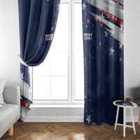 Personalized Fourth Of July USA Window Curtain The Stars and Eagle