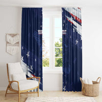 Personalized Fourth Of July USA Window Curtain The Stars and Eagle