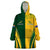 Personalised Australia Mix South Africa Rugby Wearable Blanket Hoodie Wallabies And Springboks - Champions Special Ver - Wonder Print Shop