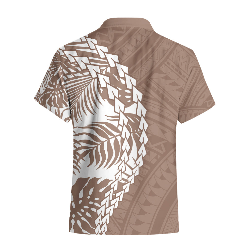 Polynesian Pride Hawaiian Shirt Polynesia Tribal - Tropical Brown - Wonder Print Shop