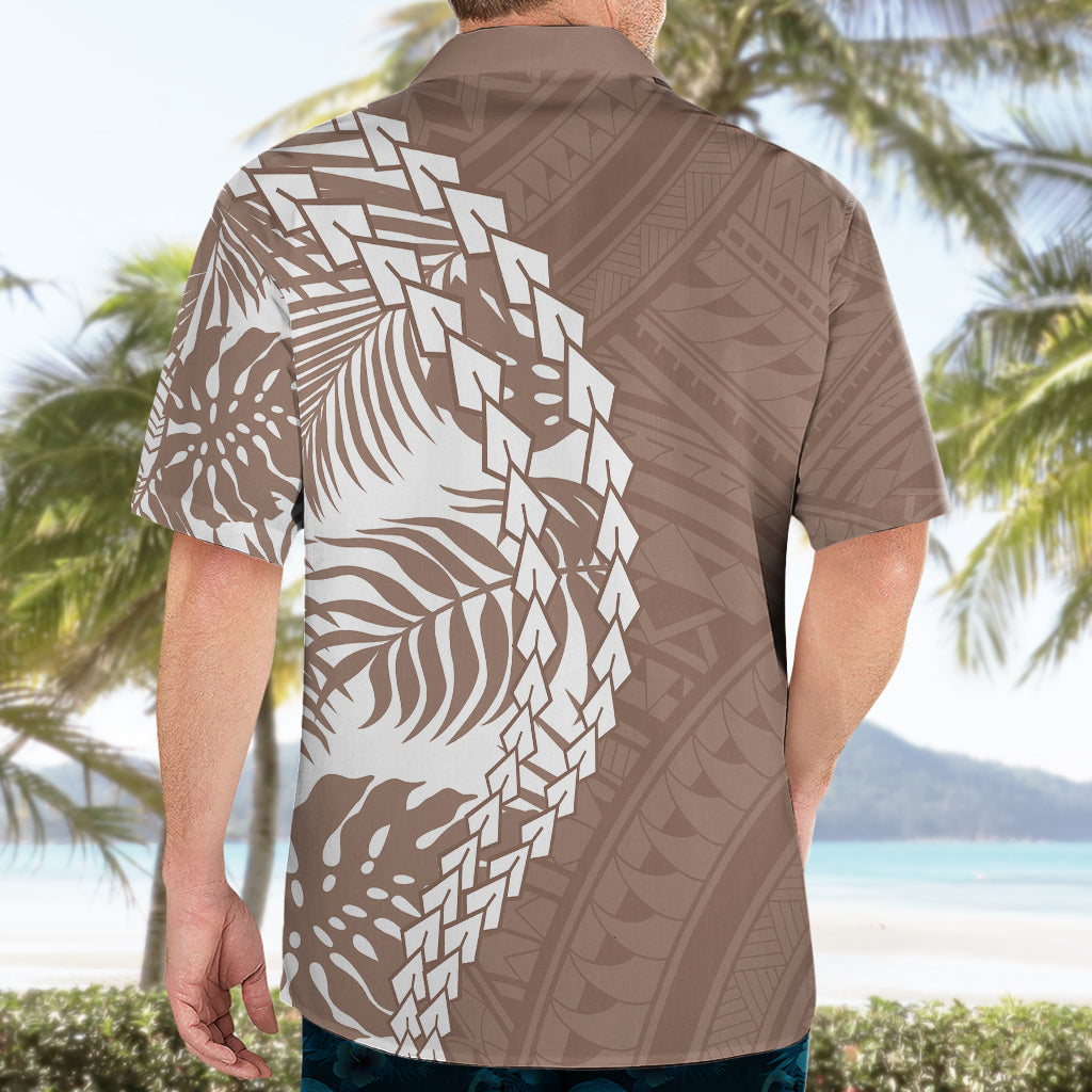 Polynesian Pride Hawaiian Shirt Polynesia Tribal - Tropical Brown - Wonder Print Shop