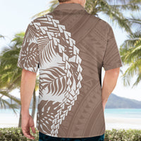 Polynesian Pride Hawaiian Shirt Polynesia Tribal - Tropical Brown - Wonder Print Shop