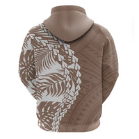 Polynesian Pride Hoodie Polynesia Tribal - Tropical Brown - Wonder Print Shop
