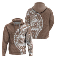 Polynesian Pride Hoodie Polynesia Tribal - Tropical Brown - Wonder Print Shop