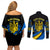 personalised-ukraine-couples-matching-off-shoulder-short-dress-and-long-sleeve-button-shirts-independence-slava-ukraini-battle-angel