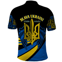 Ukraine Polo Shirt Independence Slava Ukraini "Battle Angel" - Wonder Print Shop