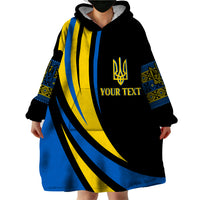 Ukraine Wearable Blanket Hoodie Independence Slava Ukraini "Battle Angel" - Wonder Print Shop