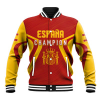 Personalised Spain Football Baseball Jacket World Cup Campeona 2023 La Roja LT7 - Wonder Print Shop
