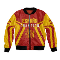 Personalised Spain Football Bomber Jacket World Cup Campeona 2023 La Roja LT7 - Wonder Print Shop