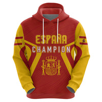Personalised Spain Football Hoodie World Cup Campeona 2023 La Roja - Wonder Print Shop