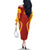 Personalised Spain Football Off The Shoulder Long Sleeve Dress World Cup Campeona 2023 La Roja - Wonder Print Shop