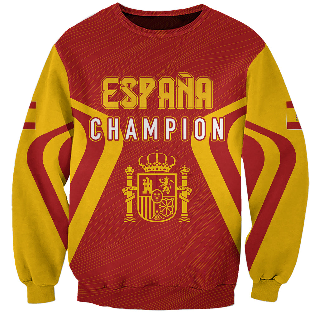 Personalised Spain Football Sweatshirt World Cup Campeona 2023 La Roja - Wonder Print Shop