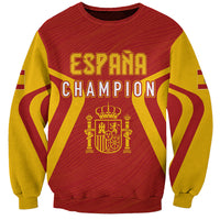 Personalised Spain Football Sweatshirt World Cup Campeona 2023 La Roja - Wonder Print Shop