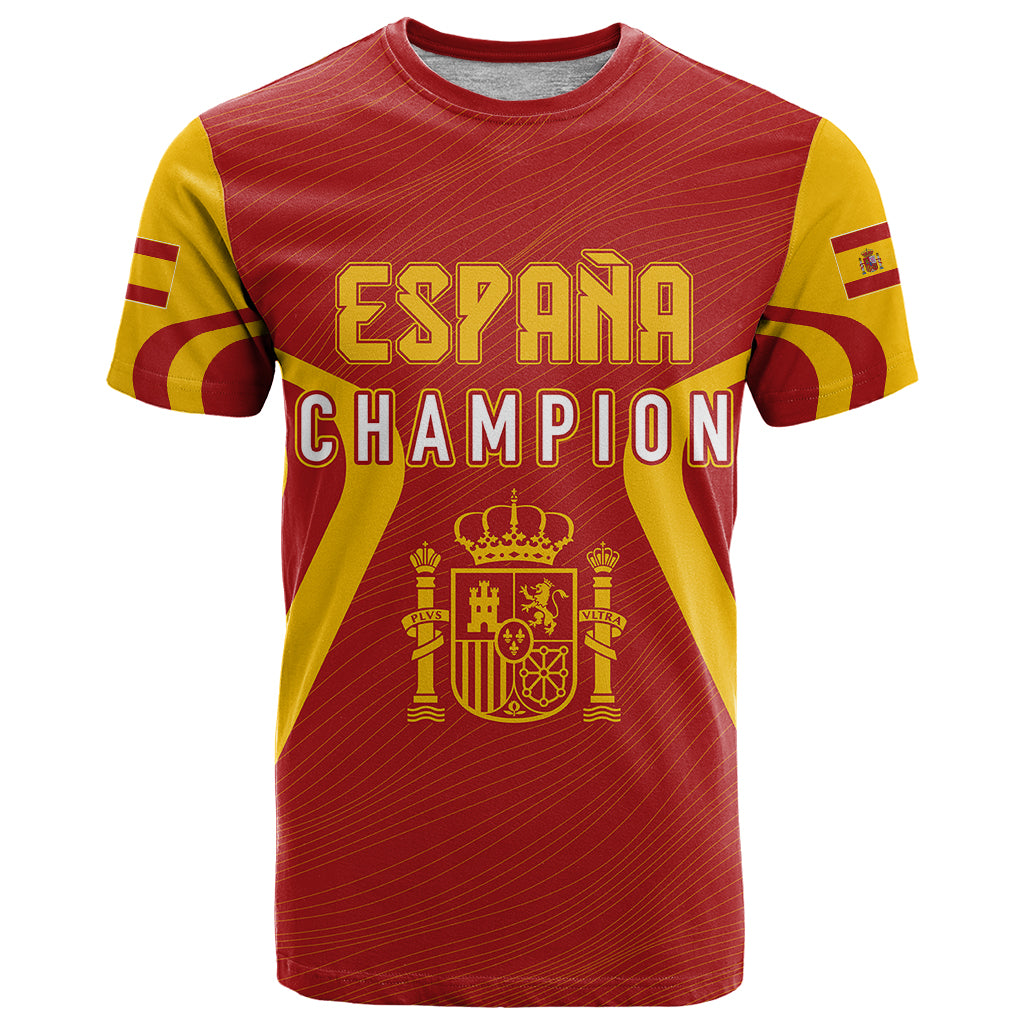 Personalised Spain Football T Shirt World Cup Campeona 2023 La Roja - Wonder Print Shop
