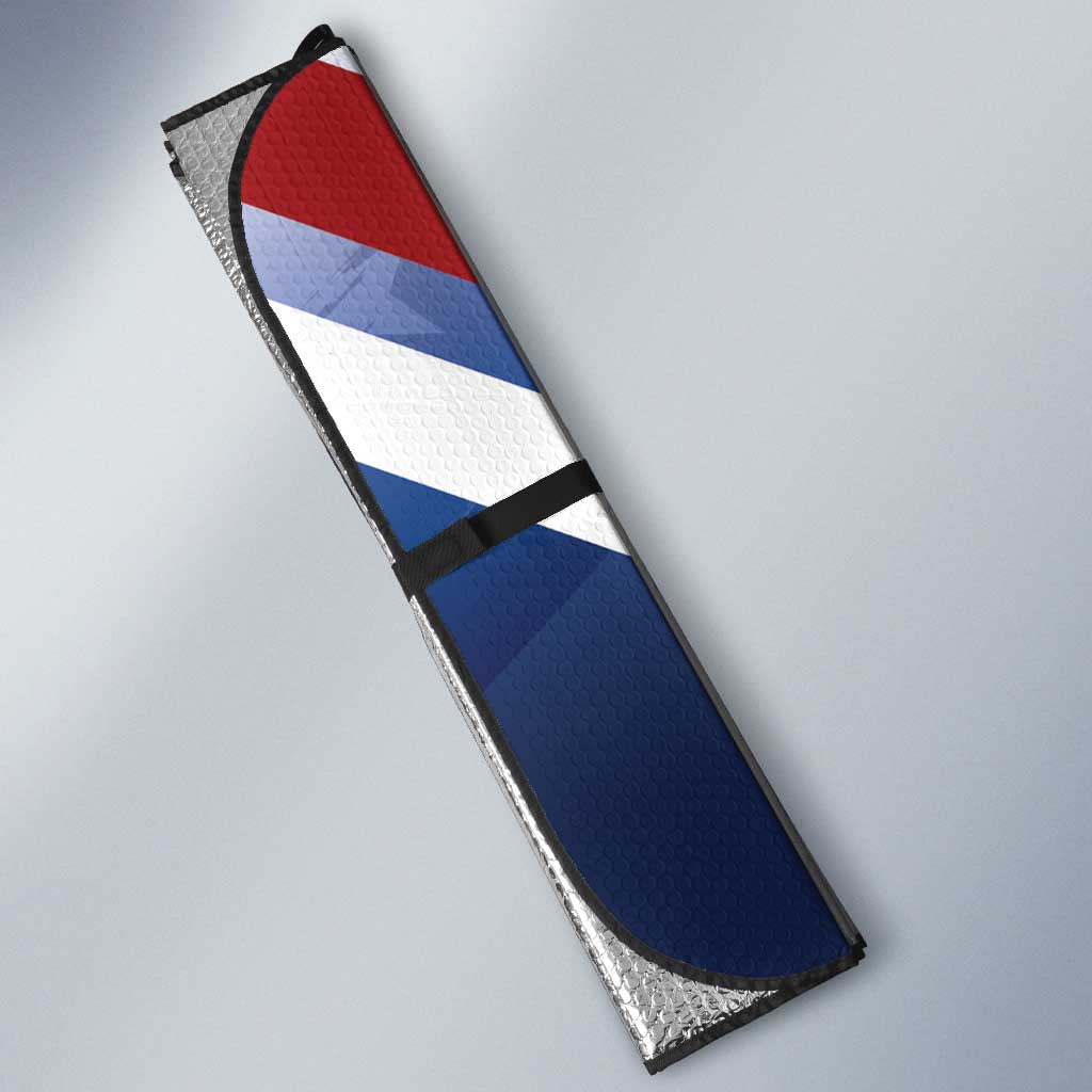 Tuskegee Airmen Red Tails Auto Sun Shade Straighten Up and Fly Right - Blue White - Wonder Print Shop