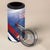 Tuskegee Airmen Red Tails 4 in 1 Can Cooler Tumbler Straighten Up and Fly Right - Blue White - Wonder Print Shop